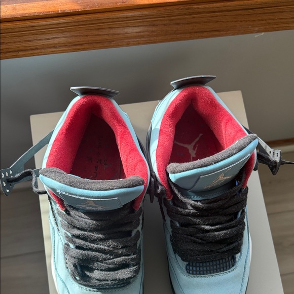 Jordan Teal and Black Athletic Shoes